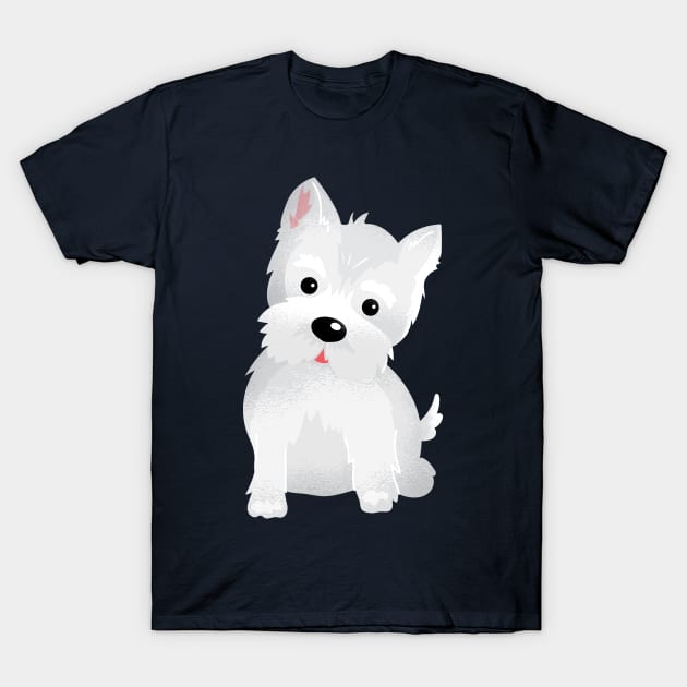 Westie Dog T-Shirt by madeinchorley